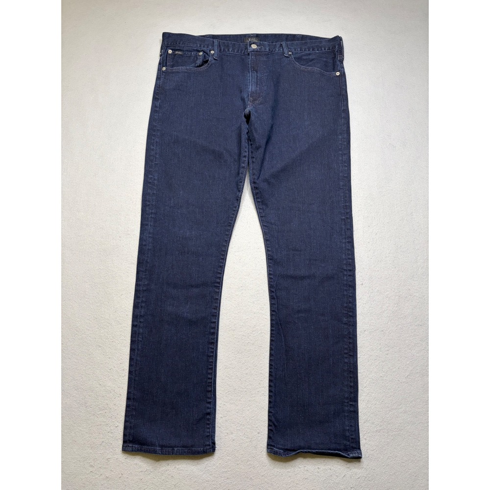 Polo‎ Ralph Lauren Jeans Mens 40x34 Blue Varick Slim Straight Stretch Indigo